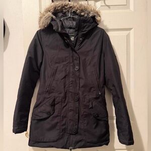 The North Face Women's Black Hyvent Mauna Kea Parka Insulated Size Small